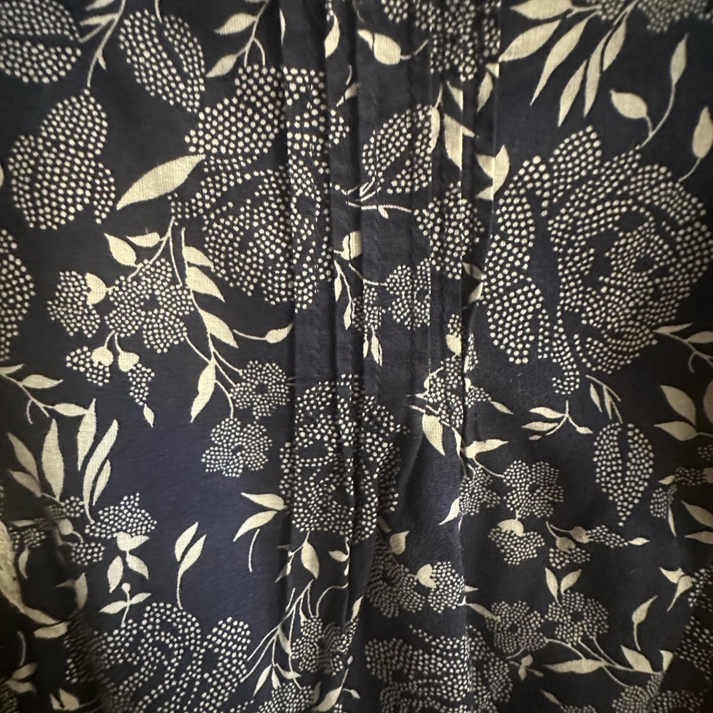Janie and Jack Navy Floral Jumpsuit - Picture 3 of 6